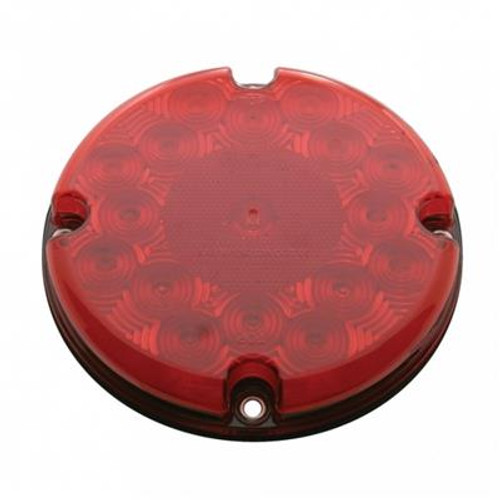 17 LED 7" Light (Stop, Turn & Tail) - Red LED/Red Lens (Bulk)