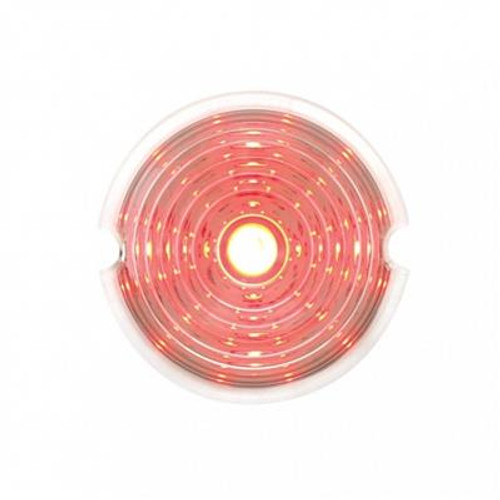 17 LED Beehive Cab Light - Red LED/Clear Lens