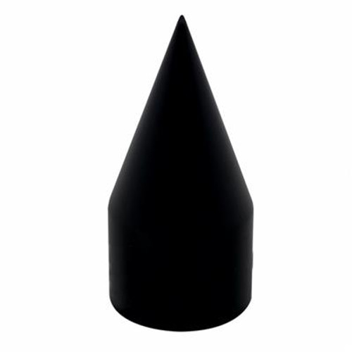 33mm x 4-1/8" Matte Black Spike Nut Cover - Thread-On (Bulk)