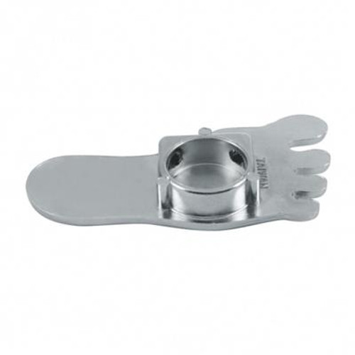 Chrome Barefoot Shape Dimmer Switch Cover