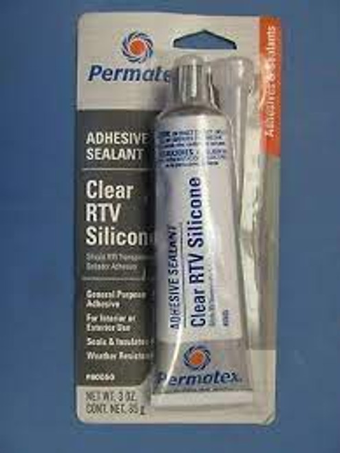 Clear Silicone RTV Adhesive Sealant