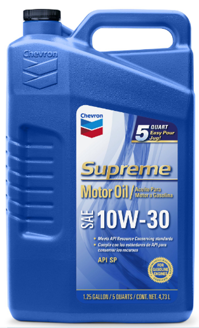 Chevron Supreme 10W-30 Motor Oil