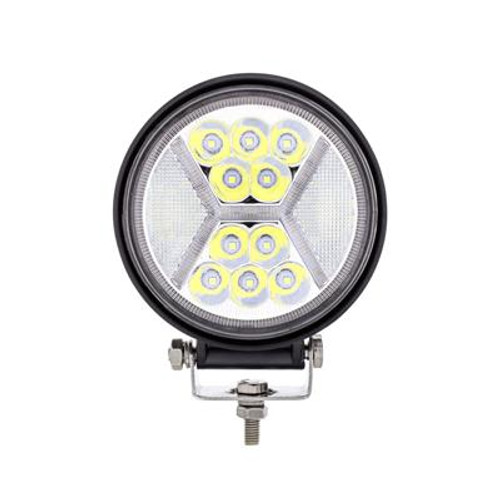 4.5" 24 High Power LED Work Light With "X" Blue Light Guide