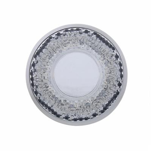 9 LED 2" Round Mirage Light (Clearance/Marker) - Red Led/Clear Lens (Bulk)