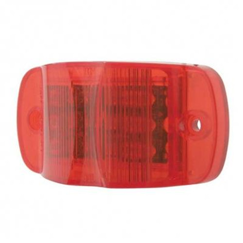 14 LED Rectangular Light (Clearance/Marker) - Red LED/Red Lens (Bulk)