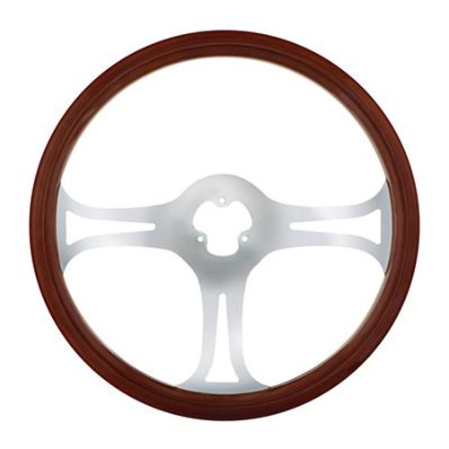 Thanks to United Pacific, you have all kinds of steering wheels to choose from - to wood, chrome, to all the colors of the rainbow. We also carry a variety of steering wheel covers and spinners to help make steering maneuvers easier on you.