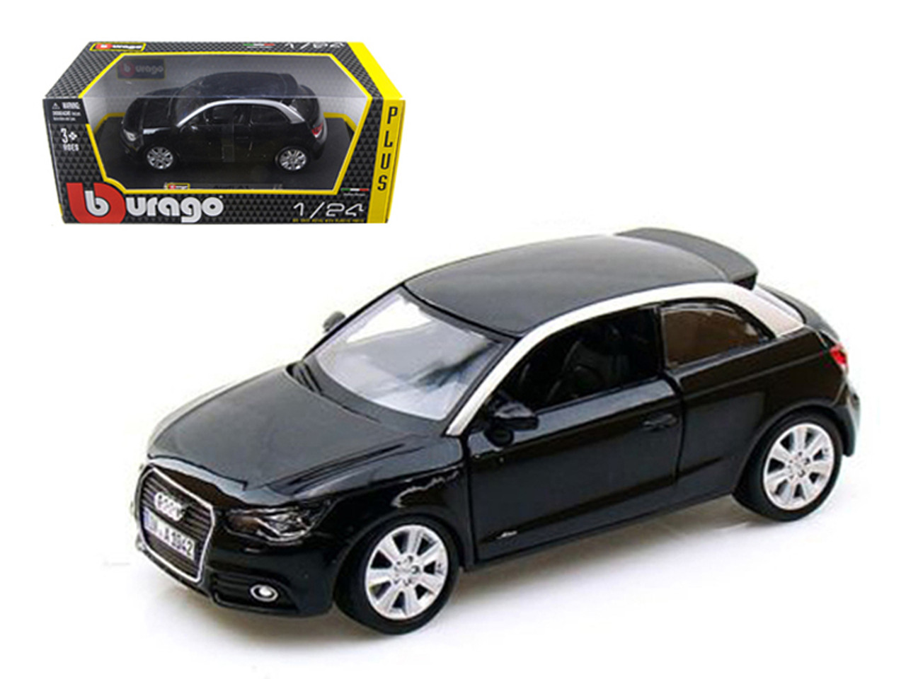 mechanisch Kinderachtig Klimatologische bergen Audi A1 Black 1/24 Scale Diecast Car Model BY Bburago 21058