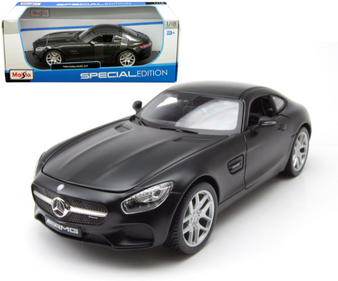 MERCEDES BENZ AMG BLACK 1/18 SCALE DIECAST CAR MODEL BY MAISTO 31398