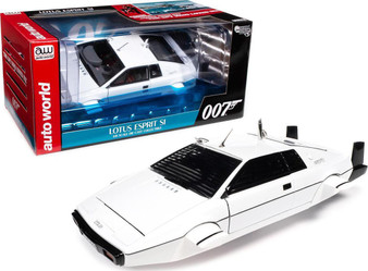 1971 LOTUS ESPIRIT SERIES 1 THE SPY WHO LOVED ME JAMES BOND 007 1/18 SCALE DIECAST CAR MODEL BY AUTO WORLD AWSS132