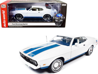 1972 FORD MUSTANG FASTBACK CLASS OF 1972 AMERICAN MUSCLE 1/18 SCALE DIECAST CAR MODEL BY AUTO WORLD AMM1286