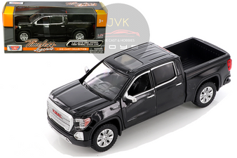 2019 GMC SIERRA 1500 SLT CREW CAB PICKUP TRUCK WHITE 1/27 SCALE DIECAST CAR MODEL BY MOTOR MAX 79361