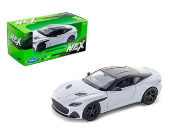 ASTON MARTIN DBS SUPERLEGGERA WHITE 1/24 SCALE DIECAST CAR MODEL BY WELLY 24095