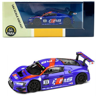 AUDI R8 LMS 2019 10HR SUZUKA P1 WRT #25 1/64 SCALE DIECAST CAR MODEL BY PARAGON PARA64 55253