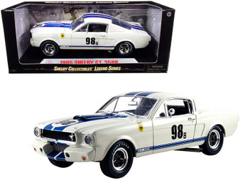 1966 FORD SHELBY MUSTANG GT350R #98B 1/18 SCALE DIECAST CAR MODEL BY SHELBY COLLECTIBLES SC170