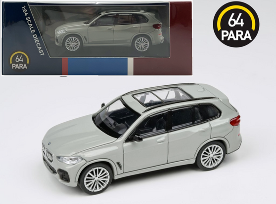 BMW X5 G05 NARDO GRAY 1/64 SCALE DIECAST CAR MODEL BY PARAGON PARA64 55188
