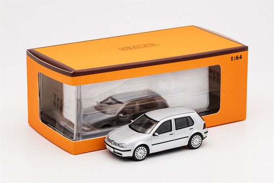 VOLKSWAGEN GOLF GENERATION 4 GTI SILVER 1/64 SCALE DIECAST CAR MODEL BY GCD GCDGOLFSIL