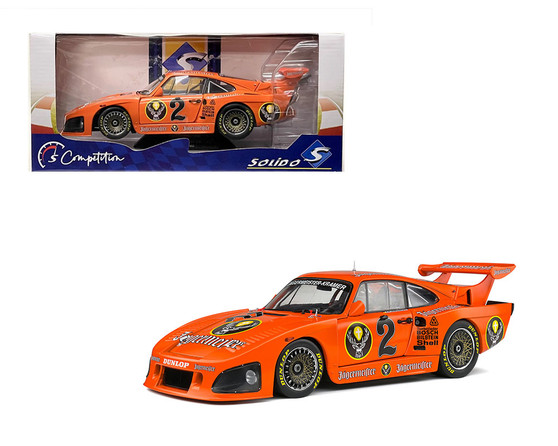 PORSCHE 935  JAGERMEISTER K3 DRM 1980 A. PLANKENHORN #2 1/18 SCALE DIECAST CAR MODEL BY SOLIDO 1807202