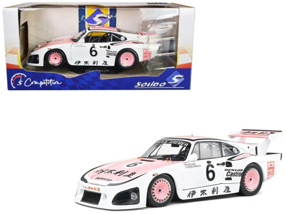 PORSCHE 935 K3 #6 WINNER SUZUKA 1000KM 1981 1/18 SCALE DIECAST CAR MODEL BY SOLIDO S1807204