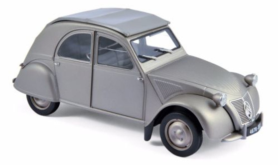 1950 CITROEN 2CV A GREY 1/18 SCALE DIECAST CAR MODEL BY NOREV 181497