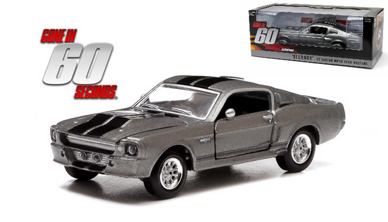 1967 FORD MUSTANG CUSTOM ELEANOR GONE IN 60 SECONDS MOVIE 1/18 SCALE  DIECAST CAR MODEL BY GREENLIGHT 12909