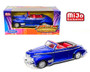 1941 CHEVROLET SPECIAL DELUXE CONVERTIBLE BLUE LOWRIDER 1/24 SCALE DIECAST CAR MODEL BY WELLY 22411

