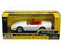 1986 CHEVROLET CORVETTE WHITE 1/24 SCALE DIECAST CAR MODEL BY MOTOR MAX 73298