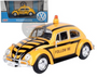 VOLKSWAGEN BEETLE AIRPORT FOLLOW ME SERVICE CAR 1/24 SCALE DIECAST CAR MODEL BY MOTOR MAX 79590
