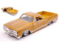 1965 CHEVROLET EL CAMINO LOWRIDER GOLD 1/24 SCALE DIECAST CAR MODEL BY MAISTO 32543