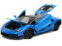 LAMBORGHINI CENTENARIO BLUE 1/24 SCALE DIECAST CAR MODEL BY JADA TOYS 32714