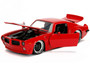 1972 PONTIAC FIREBIRD RED BIGTIME MUSCLE 1/24 SCALE DIECAST CAR MODEL BY JADA TOYS 99582

