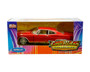 1963 CHEVROLET IMPALA SS CONVERTIBLE RED LOWRIDER 1/24 SCALE DIECAST CAR MODEL BY WELLY 22434