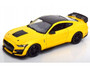 2020 FORD MUSTANG SHELBY GT500 YELLOW 1/18 SCALE DIECAST CAR MODEL BY MAISTO 31452