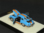 PORSCHE 356 GULF RACING LIVERY WITH OPENINGS 1/64 SCALE DIECAST CAR MODEL BY PGM PGM356
