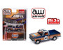 1977 CHEVROLET SILVERADO PICKUP TRUCK WEATHERED GULF OIL LIVERY 4800 MADE 1/64 SCALE DIECAST CAR MODEL BY AUTO WORLD CP8056
