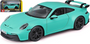 PORSCHE 911 GT3 LIGHT GREEN 1/24 SCALE DIECAST CAR MODEL BY BBURAGO 21104