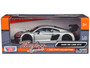 AUDI R8 LMS GT3 SILVER 1/24 SCALE DIECAST CAR MODEL BY MOTOR MAX 79380