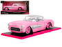 1957 CHEVROLET CORVETTE PINK SLIPS 1/24 SCALE DIECAST CAR MODEL BY JADA TOYS 35161