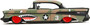 1957 CHEVROLET BEL AIR ARMY GREEN CAMO 1/24 SCALE DIECAST CAR MODEL BY JADA TOYS 35027