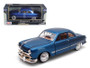 1949 Ford Coupe Blue 1/24 Scale Diecast Car Model By Motor Max 73213