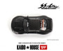 NISSAN SKYLINE GT-R R33 ACTIVE CARBON R 1/64 SCALE DIECAST CAR MODEL BY MINI GT KAIDO HOUSE KHMG116