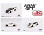 NISSAN SKYLINE KENMERI LIBERTY WALK WHITE 1/64 SCALE DIECAST CAR MODEL BY TSM MINI GT MGT00702