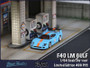FERRARI F40 LM GULF LIVERY 499 MADE WITH HOOD OPENING 1/64 SCALE DIECAST CAR MODEL BY STANCE HUNTERS SHF40GULF