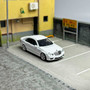 MERCEDES BENZ E63 AMG W211 WHITE 599 MADE 1/64 SCALE DIECAST CAR MODEL BY MK MODELS MKE63WH