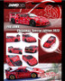 FERRARI F40 LBWK RED 2023 CHRISTMAS SPECIAL EDITION 1/64 SCALE DIECAST CAR MODEL BY INNO INNO64 INNOFERRD
