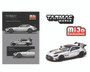 MERCEDES BENZ AMG GT BLACK SERIES SILVER 1/64 SCALE DIECAST CAR MODEL BY TARMAC WORKS T64G-042-SL