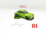 PORSCHE SINGER TURBO STUDY 930 GREEN WITH TAIL REMOVABLE 1/64 SCALE DIECAST CAR MODEL BY RHINO RPORSINGN