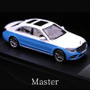 2024 MERCEDES BENZ S-CLASS S450 W222 BLUE/WHITE 1/64 SCALE DIECAST CAR MODEL BY MASTER MASMBBLWH