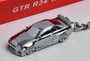 NISSAN SKYLINE GT-R R34 KEYCHAIN SET OF 4 1/87 SCALE DIECAST CAR MODEL BY SEEKER SEKCSET