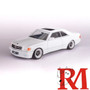 MERCEDES BENZ 560 SEC AMG W126 WHITE 1/64 SCALE DIECAST CAR MODEL BY RHINO MODELS R560WH