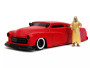 1951 MERCURY MATT RED & CREEP FIGURE CREEPSHOW 1982 1/24 SCALE DIECAST CAR MODEL BY JADA TOYS 35426